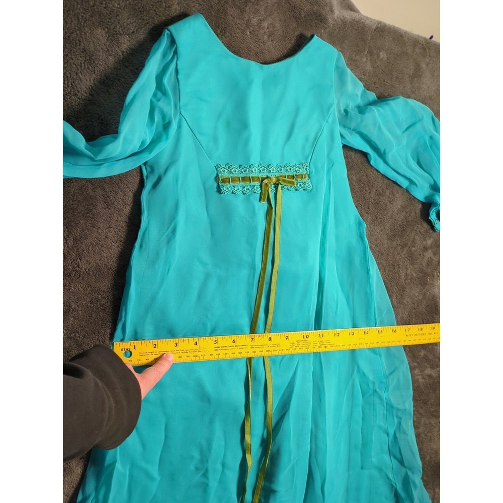 Vintage Union Made ILGWU Kids girls dress. Sz 12. Rare - Picture 14 of 16